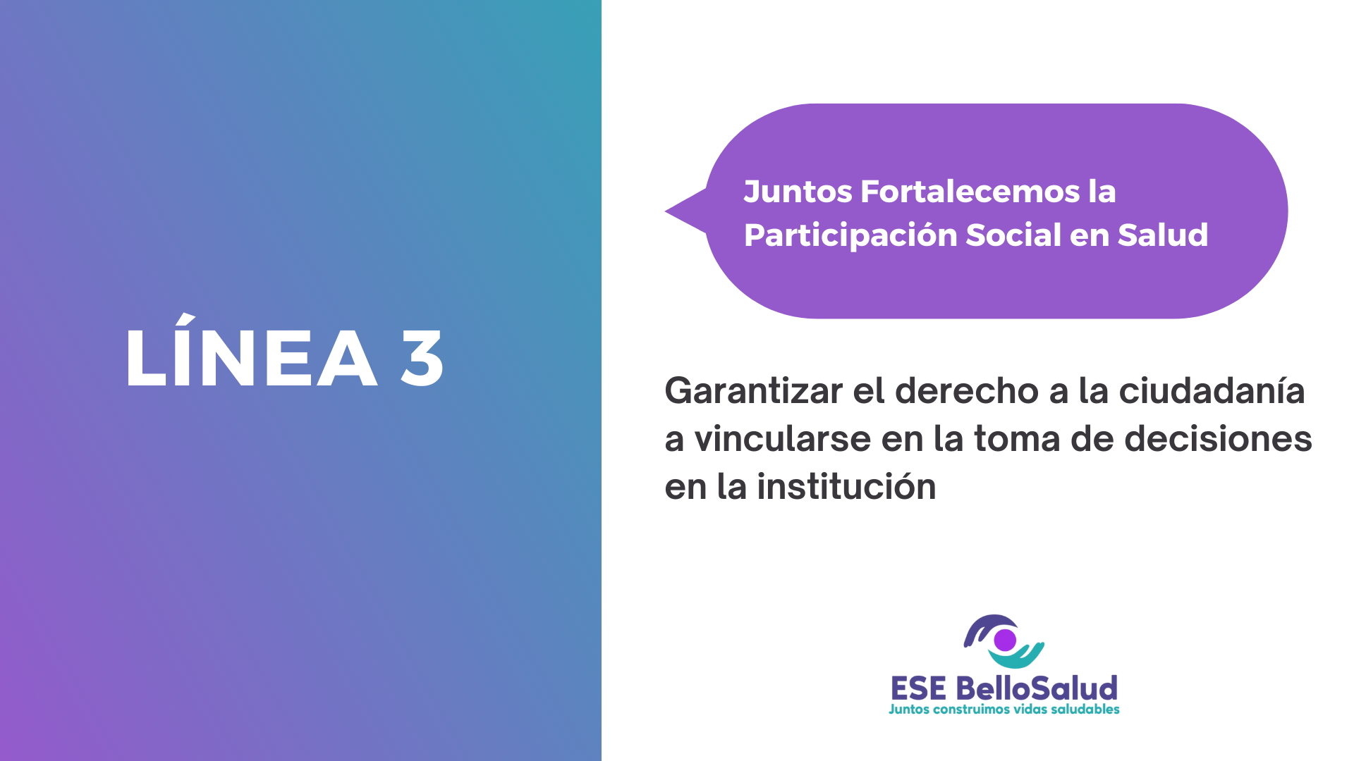 Documento Plan de Desarrollo - ESE BelloSalud