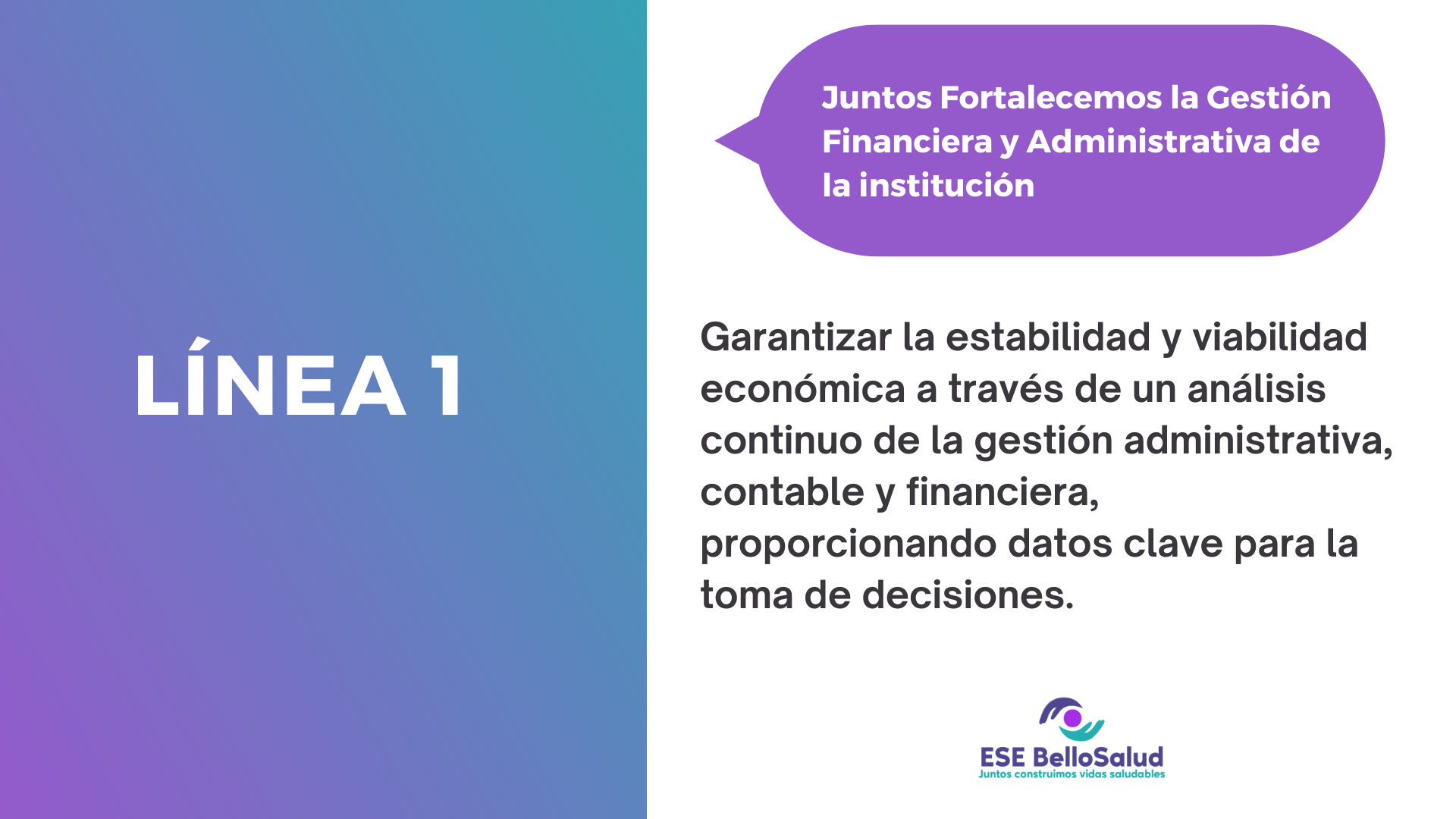 Documento Plan de Desarrollo - ESE BelloSalud
