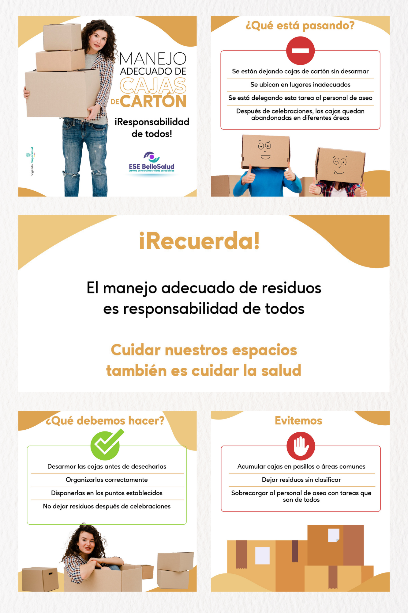 Manejo de cajas